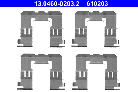 Set accesorii placute frana ATE 13.0460-0203.2
