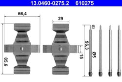 Set accesorii placute frana ATE 13.0460-0275.2