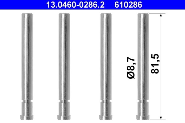 Set accesorii placute frana ATE 13.0460-0286.2