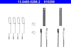 Set accesorii placute frana ATE 13.0460-0288.2