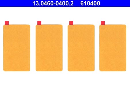 Set accesorii placute frana ATE 13.0460-0400.2