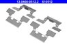 SET ACCESORII PLACUTE FRANA ATE 13.0460-0512.2 - Compatibil cu JAGUAR