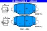 Set placute frana ATE 13.0460-2606.2