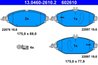 SET PLACUTE FRANA ATE 13.0460-2610.2 - Compatibil cu MERCEDES-BENZ
