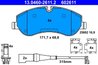 Set placute frana ATE 13.0460-2611.2