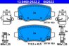 SET PLACUTE FRANA ATE 13.0460-2622.2 - Compatibil cu JEEP