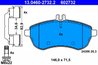 Set placute frana ATE 13.0460-2732.2