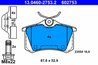SET PLACUTE FRANA ATE 13.0460-2753.2 - Compatibil cu RENAULT