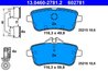 SET PLACUTE FRANA ATE 13.0460-2781.2 - Compatibil cu MERCEDES-BENZ