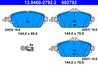 SET PLACUTE FRANA ATE 13.0460-2792.2 - Compatibil cu MERCEDES-BENZ