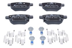 Set placute frana ATE 13.0460-2793.2