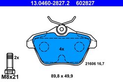 Set placute frana ATE 13.0460-2827.2