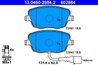 SET PLACUTE FRANA ATE 13.0460-2884.2 - Compatibil cu SEAT, SKODA, VW