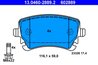 SET PLACUTE FRANA ATE 13.0460-2889.2 - Compatibil cu AUDI