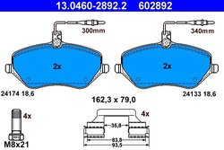 Set placute frana ATE 13.0460-2892.2