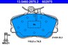 SET PLACUTE FRANA ATE 13.0460-2975.2 - Compatibil cu MERCEDES-BENZ