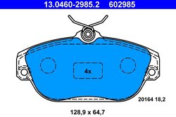 Set placute frana ATE 13.0460-2985.2