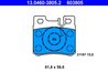 Set placute frana ATE 13.0460-3805.2