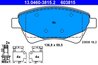 SET PLACUTE FRANA ATE 13.0460-3815.2 - Compatibil cu RENAULT