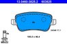 SET PLACUTE FRANA ATE 13.0460-3825.2 - Compatibil cu FIAT