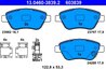 SET PLACUTE FRANA ATE 13.0460-3839.2 - Compatibil cu OPEL, VAUXHALL