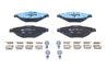 SET PLACUTE FRANA ATE 13.0460-3855.2 - Compatibil cu CITROEN, DS, OPEL, PEUGEOT, VAUXHALL