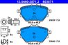 SET PLACUTE FRANA ATE 13.0460-3871.2 - Compatibil cu CITROEN, DS, OPEL, PEUGEOT, TOYOTA, VAUXHALL