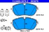 SET PLACUTE FRANA ATE 13.0460-3876.2 - Compatibil cu CITROEN, DS, OPEL, PEUGEOT, VAUXHALL