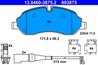Set placute frana ATE 13.0460-3875.2