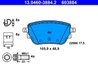 SET PLACUTE FRANA ATE 13.0460-3884.2 - Compatibil cu MERCEDES-BENZ
