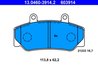 SET PLACUTE FRANA ATE 13.0460-3914.2 - Compatibil cu VOLVO