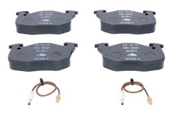 SET PLACUTE FRANA ATE 13.0460-3911.2 - Compatibil cu PEUGEOT, RENAULT