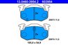 SET PLACUTE FRANA ATE 13.0460-3954.2 - Compatibil cu CITROEN, PEUGEOT, RENAULT