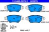 SET PLACUTE FRANA ATE 13.0460-3976.2 - Compatibil cu CHEVROLET, OPEL, VAUXHALL