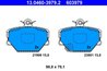 Set placute frana ATE 13.0460-3979.2