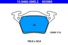 SET PLACUTE FRANA ATE 13.0460-3985.2 - Compatibil cu MERCEDES-BENZ