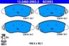 SET PLACUTE FRANA ATE 13.0460-3993.2 - Compatibil cu FORD