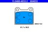 Set placute frana ATE 13.0460-4033.2