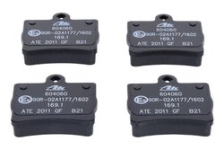 Set placute frana ATE 13.0460-4060.2