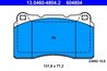 Set placute frana ATE 13.0460-4804.2