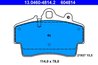 Set placute frana ATE 13.0460-4814.2
