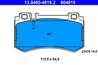 SET PLACUTE FRANA ATE 13.0460-4819.2 - Compatibil cu MERCEDES-BENZ