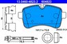 Set placute frana ATE 13.0460-4823.2