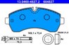 Set placute frana ATE 13.0460-4827.2