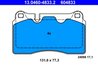 SET PLACUTE FRANA ATE 13.0460-4833.2 - Compatibil cu AUDI, CUPRA, SEAT, VW