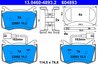 SET PLACUTE FRANA ATE 13.0460-4893.2 - Compatibil cu ALFA ROMEO