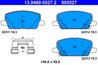 SET PLACUTE FRANA ATE 13.0460-5527.2 - Compatibil cu CHEVROLET, OPEL, VAUXHALL