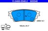 SET PLACUTE FRANA ATE 13.0460-5540.2 - Compatibil cu MITSUBISHI