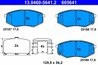 Set placute frana ATE 13.0460-5641.2
