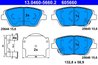 Set placute frana ATE 13.0460-5660.2